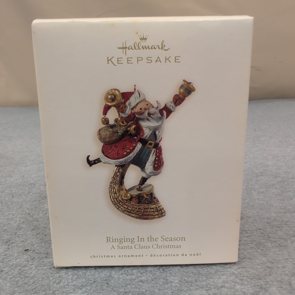Hallmark Keepsake Ringing in the Season A Santa Claus Christmas Ornament 2008 - Picture 1 of 3